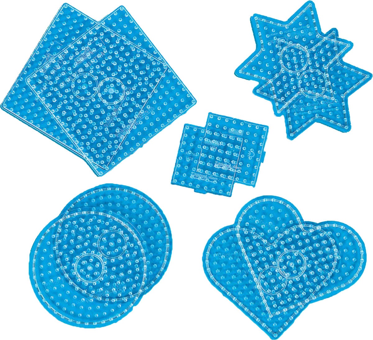 Hama Maxi Perlebrett 10-Pack Geometriske Former