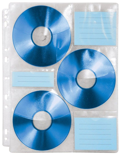 Hama CD/DVD-permlommer A4, 10-pk.