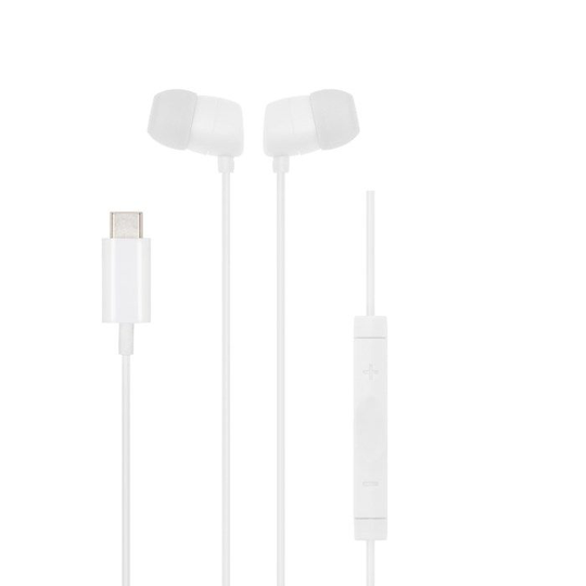 Roxcore Bullets USB-C-hodetelefoner Hvit