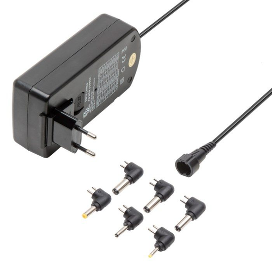 Luxorparts Justerbar strømadapter 5–24 V (DC) 36 W