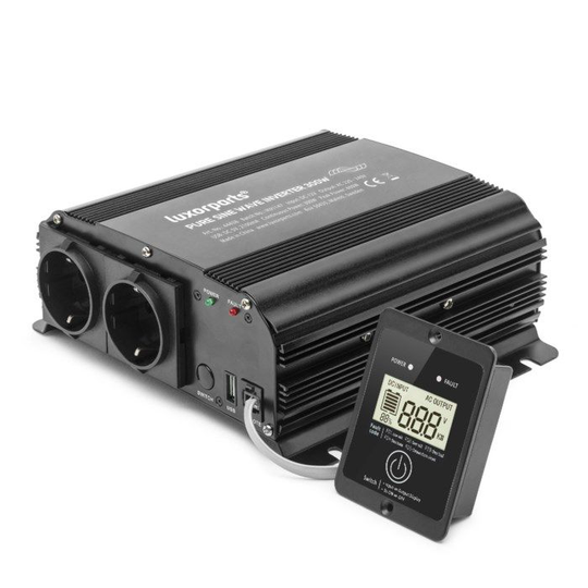 Luxorparts Vekselretter med ren sinuskurve 300 W
