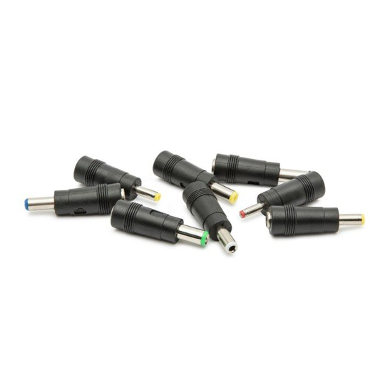 Luxorparts Universelt adapterkit 5,5x2,1 mm