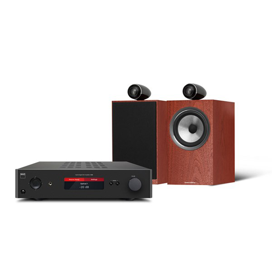 NAD C368 + Bowers & Wilkins 705 S2 Stereoanlegg