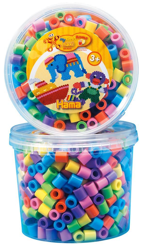 Hama Maxi Perler 600 stk Mix 50