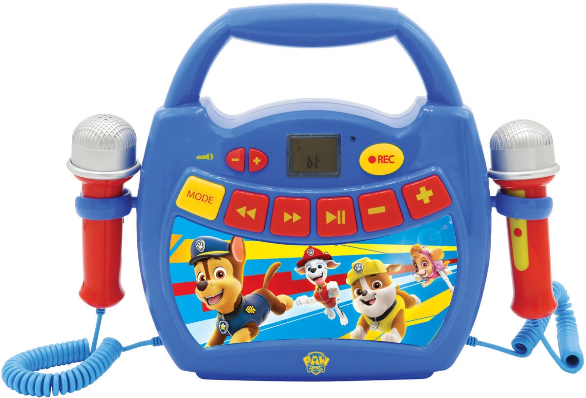Paw Patrol Karaokemaskin Med Mikrofon