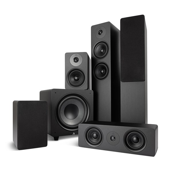 Argon Audio Alto 55 MK2 + Alto 5 MK2 + Alto C MK2 + Bass 10 MK2 - 5.1 Høyttalersystem