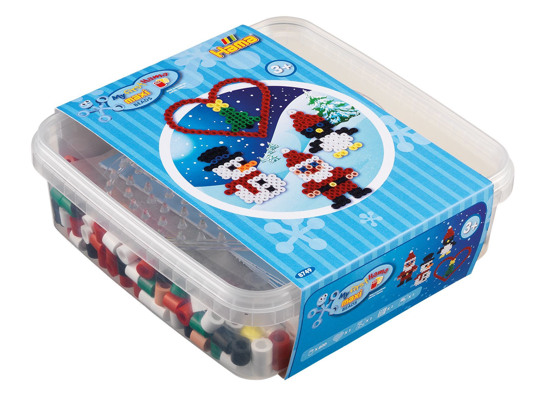 Hama Maxi Perler Jul 600 stk