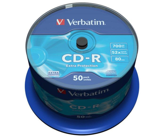 Verbatim CD-R-plater 25-pk. 50-pk.