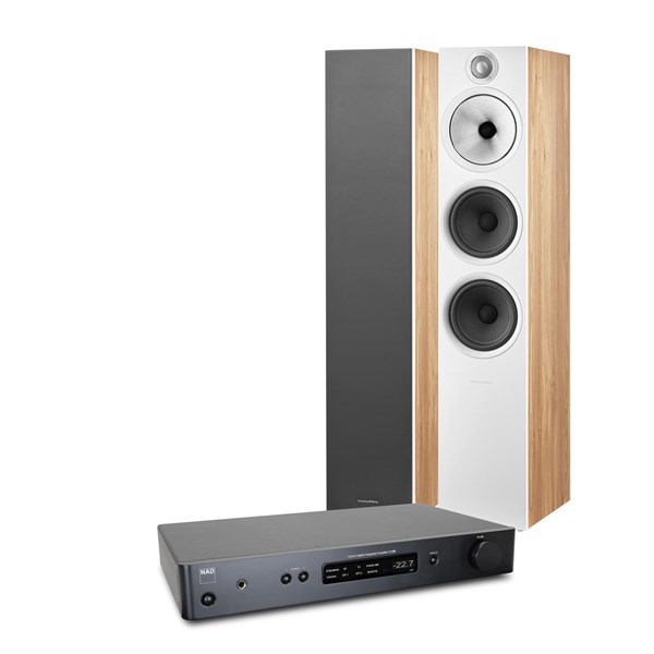 NAD C338 + Bowers & Wilkins 603 S2AE Stereoanlegg