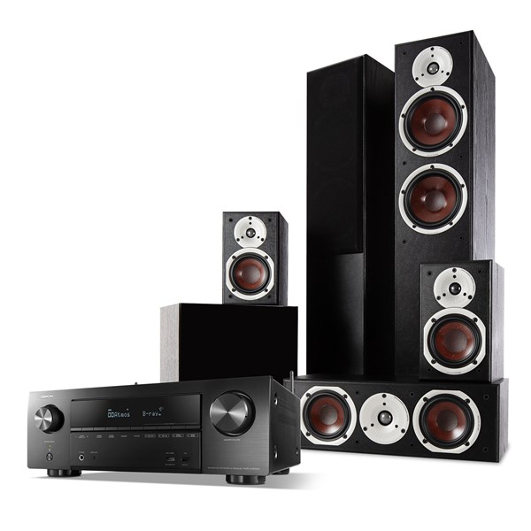 Denon AVR-X2700H + DALI SPEKTOR 6 + SPEKTOR 1 + SPEKTOR VOKAL + SUB C-8 D – 5.1 Hjemmekinoanlegg