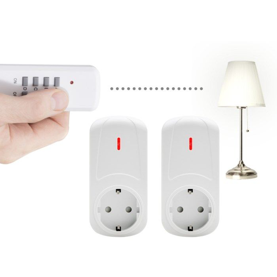 Luxorparts Fjernstrømbryter 1000 W 2-pk.