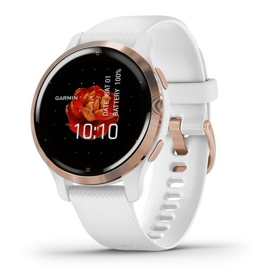 Garmin Venu 2S Smartwatch Rosè/Hvit