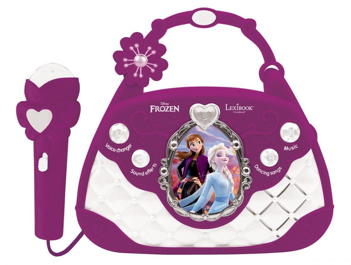 Disney Frozen Bærbar Høyttaler med Mikrofon