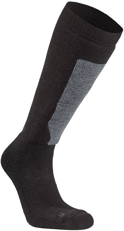 Seger Alpine Mid Advance Skistrømpe, Black 28-30