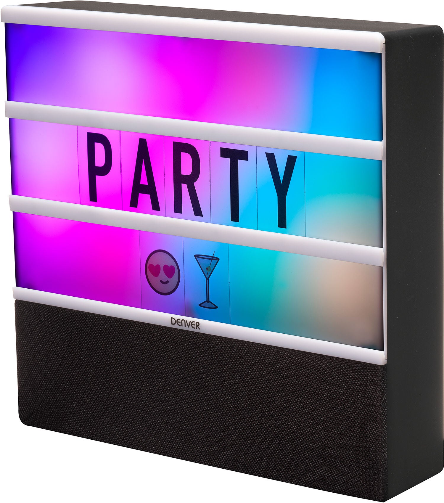Denver BTL-50 Høyttaler Bluetooth LED, Svart