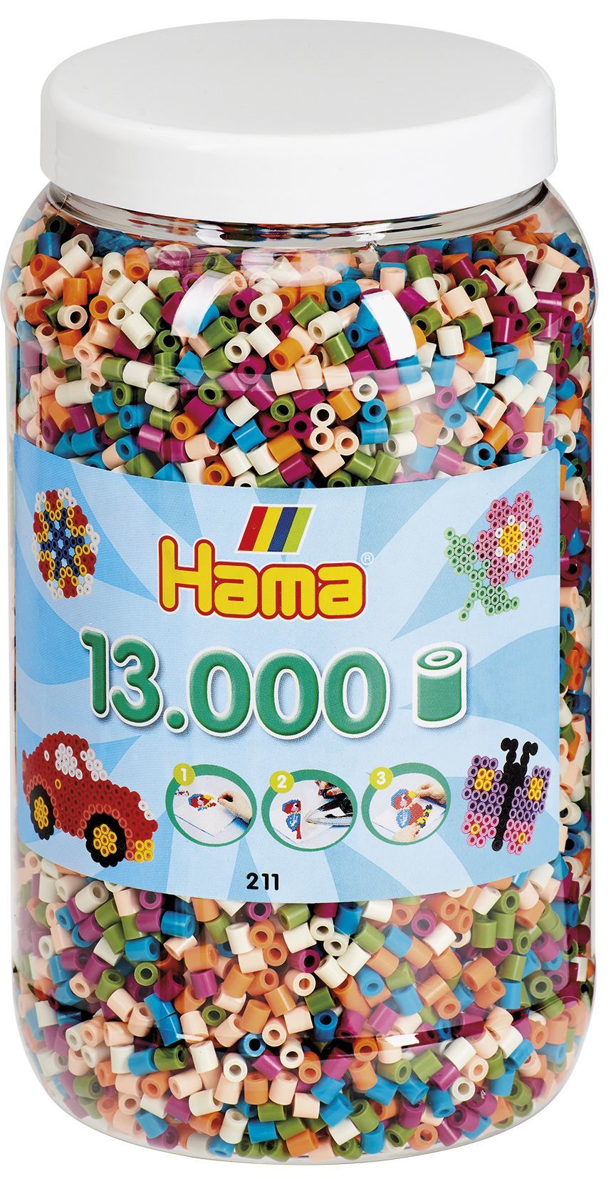 Hama Midi Perler 13000 stk Mix 58