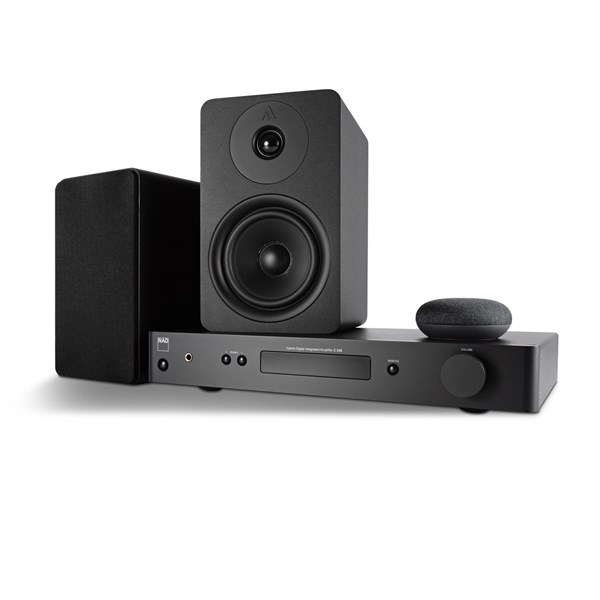 NAD C338 + ARGON ALTO 5 MK2 + GOOGLE NEST MINI Digitalforsterker med streaming