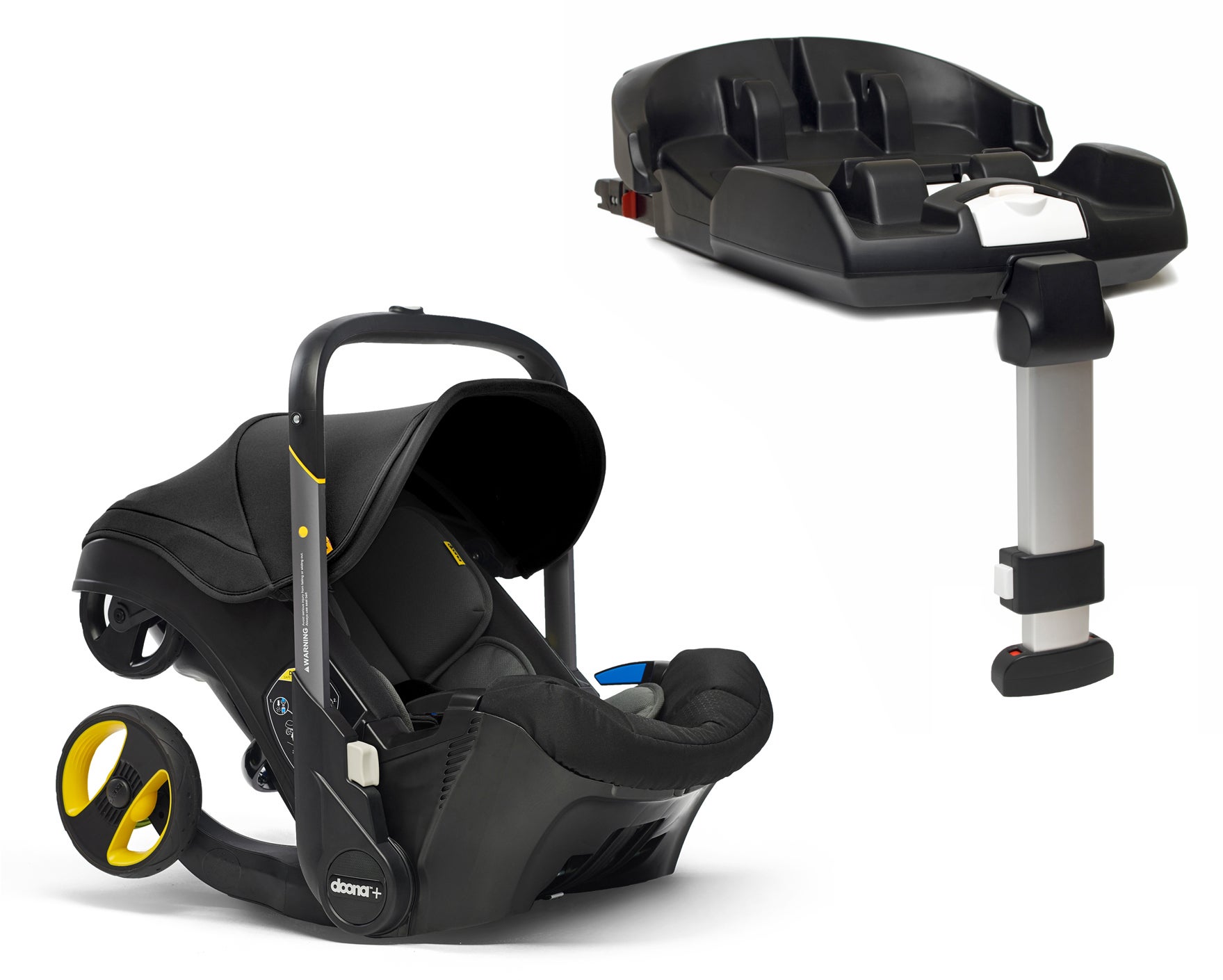 Doona+ Babybilstol inkl. Doona+ Isofixbase, Nitro Black