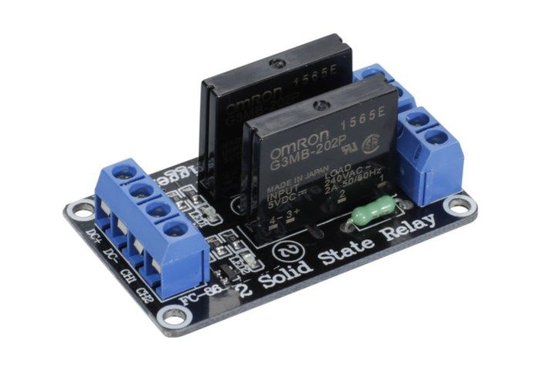 Luxorparts Halvlederrelé-modul 2 kanaler 2 A