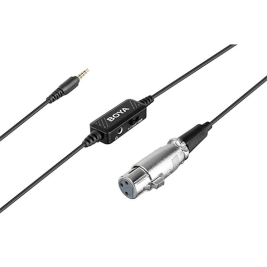 Boya BY-BCA6 Mikrofonadapter XLR til 3,5 mm