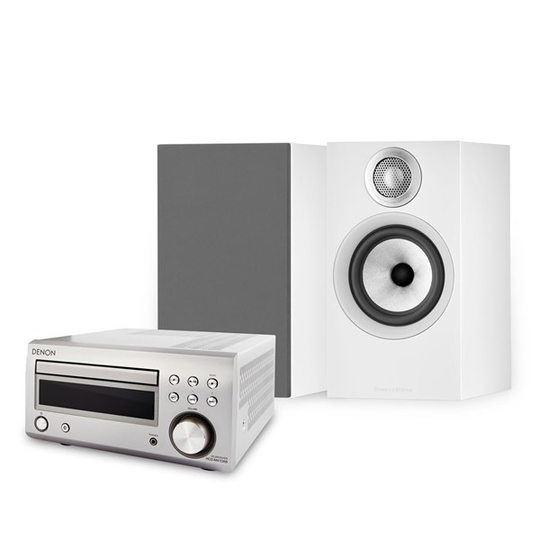 Denon RCD-M41 + Bowers & Wilkins 607 S2 Stereoanlegg