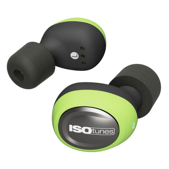 Isotunes Free Hørselvern med Bluetooth Grønn