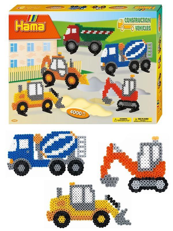 Hama Midi Gaveeske Anleggsmaskiner, 4000 Stk