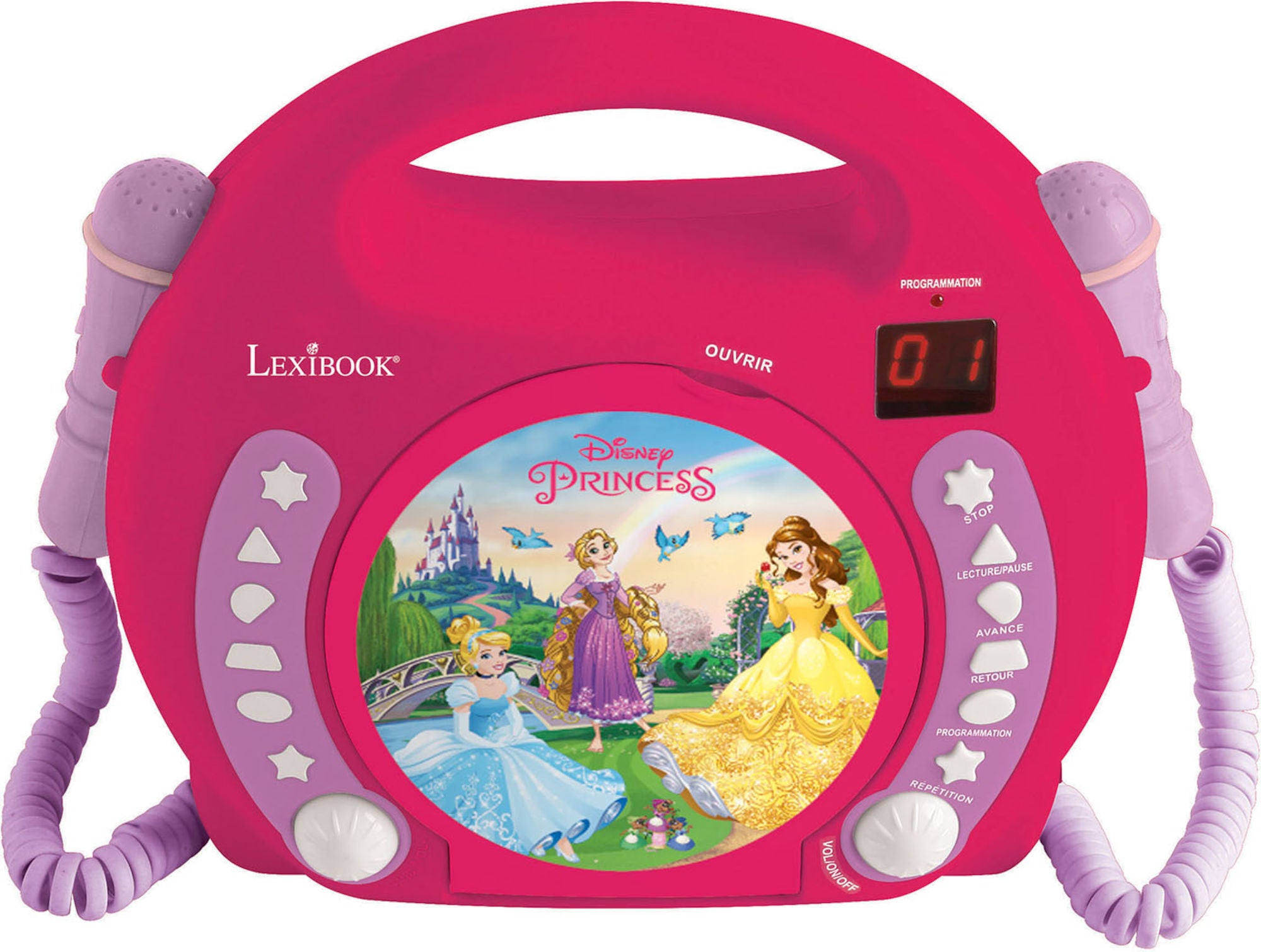 Disney Princess CD-spiller med Mikrofon