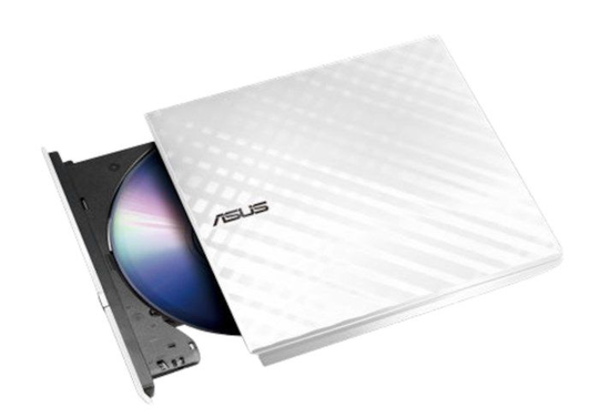 Asus External Slim DVD-brenner og leser Hvit