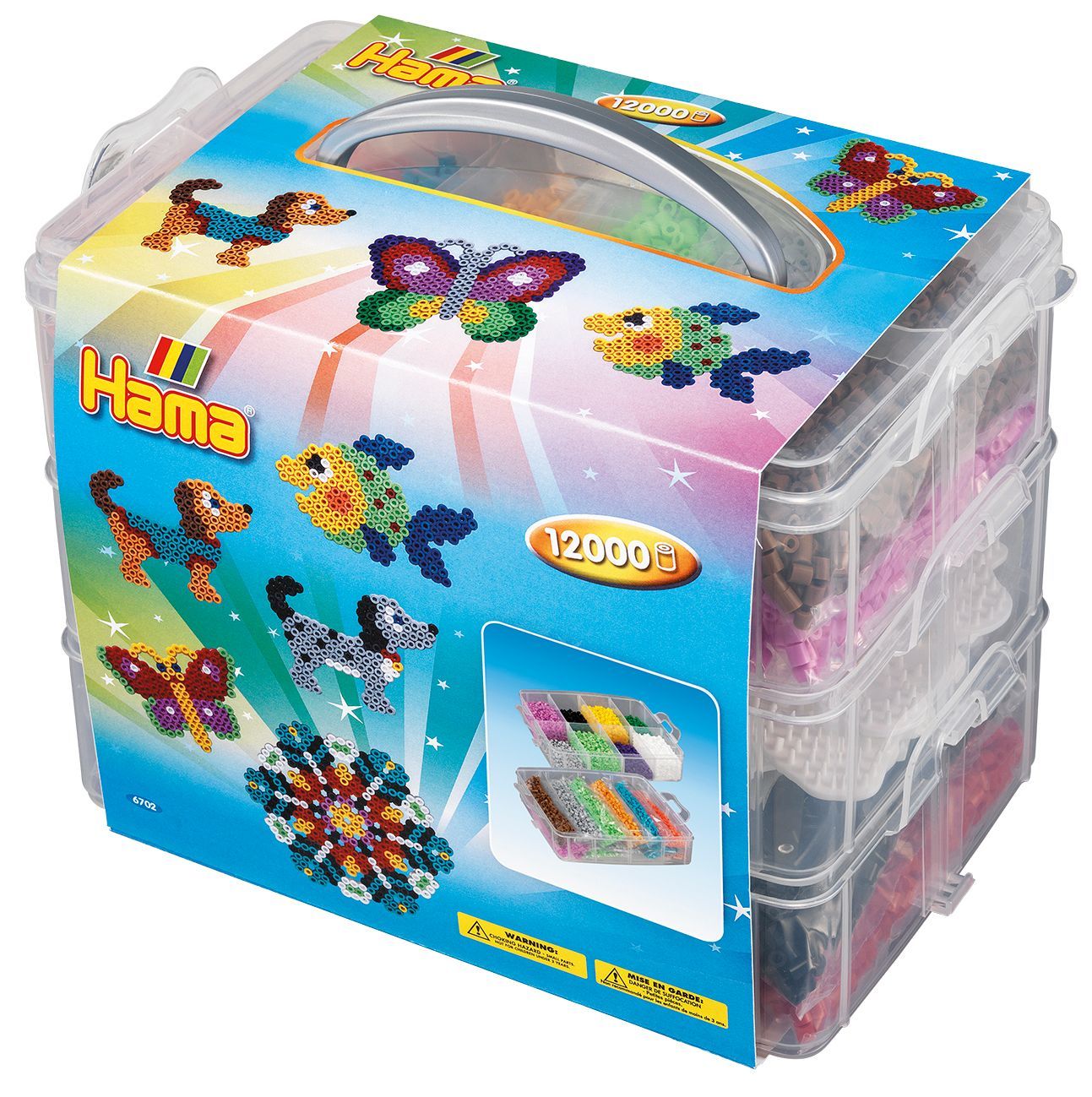 Hama Large Perler Oppbevaringsboks, 12000 stk