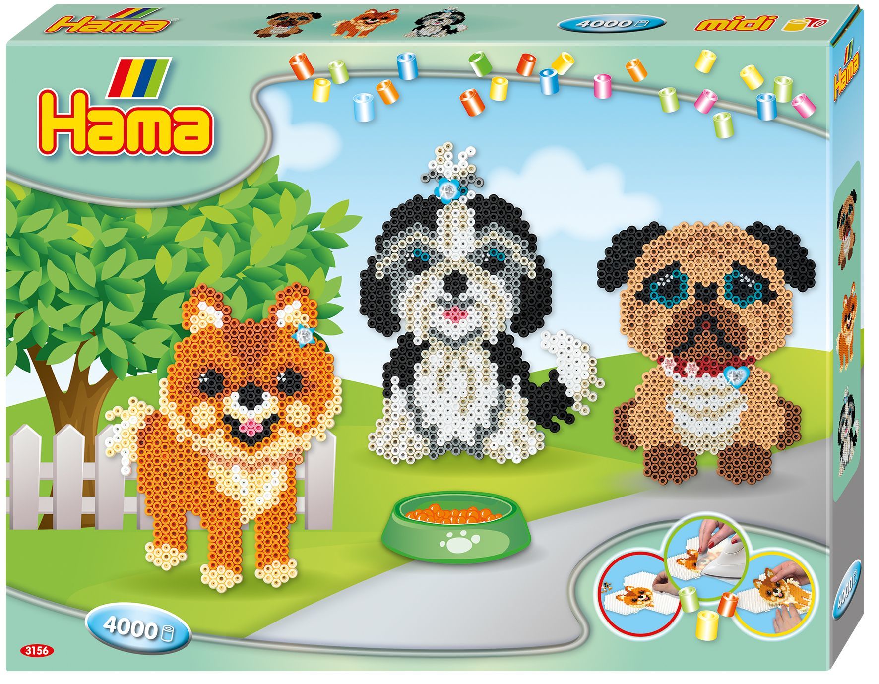 Hama Midi Gaveeske Hundeglede 4000 stk