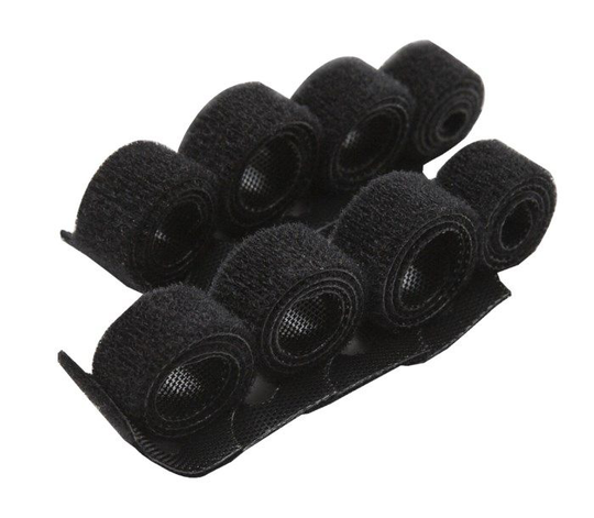 Luxorparts Kabelsamler 8-pk. Svart