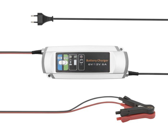 Luxorparts Batterilader, 6 A