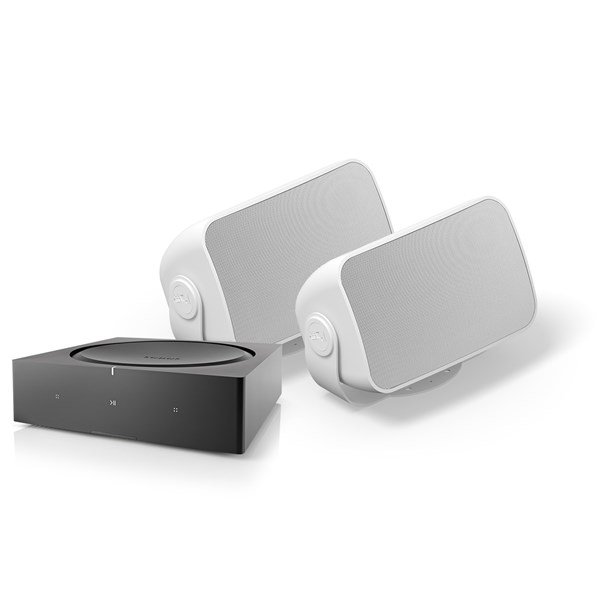AMP + Outdoor Musikkanlegg med streaming