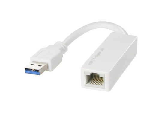 Luxorparts Gigabit-nettverkskort USB 3.0 Hvit