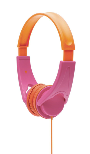 Roxcore Hodetelefoner med volumbegrensning Rosa