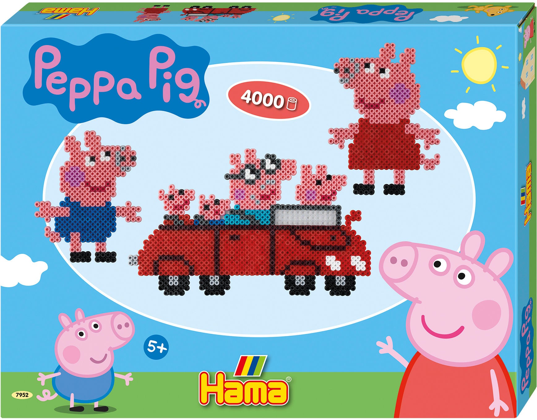 HAMA Peppa Gris Perlesett 4000