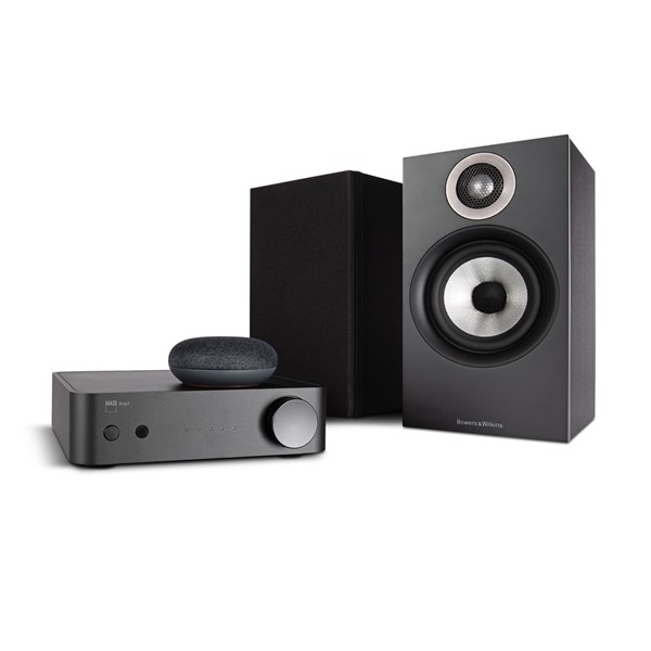 NAD AMP1 + B&W 607 + Google Nest Mini Trådløst musikkanlegg