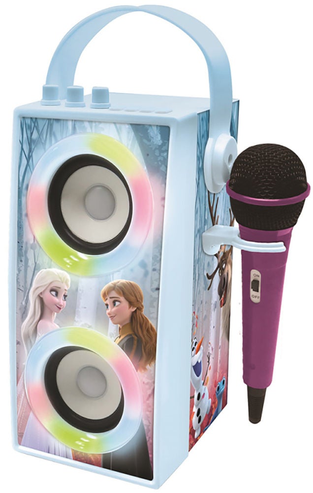 Disney Frozen Trådløs Høyttaler Med Mikrofon og Lys