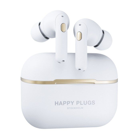 Happy Plugs Air 1 Zen Trådløse hodetelefoner Hvit