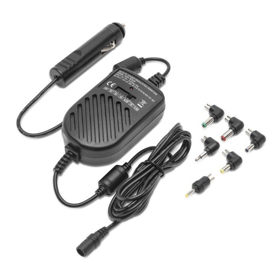 Luxorparts 12 V-adapter med 6 DC-plugger, 36 W