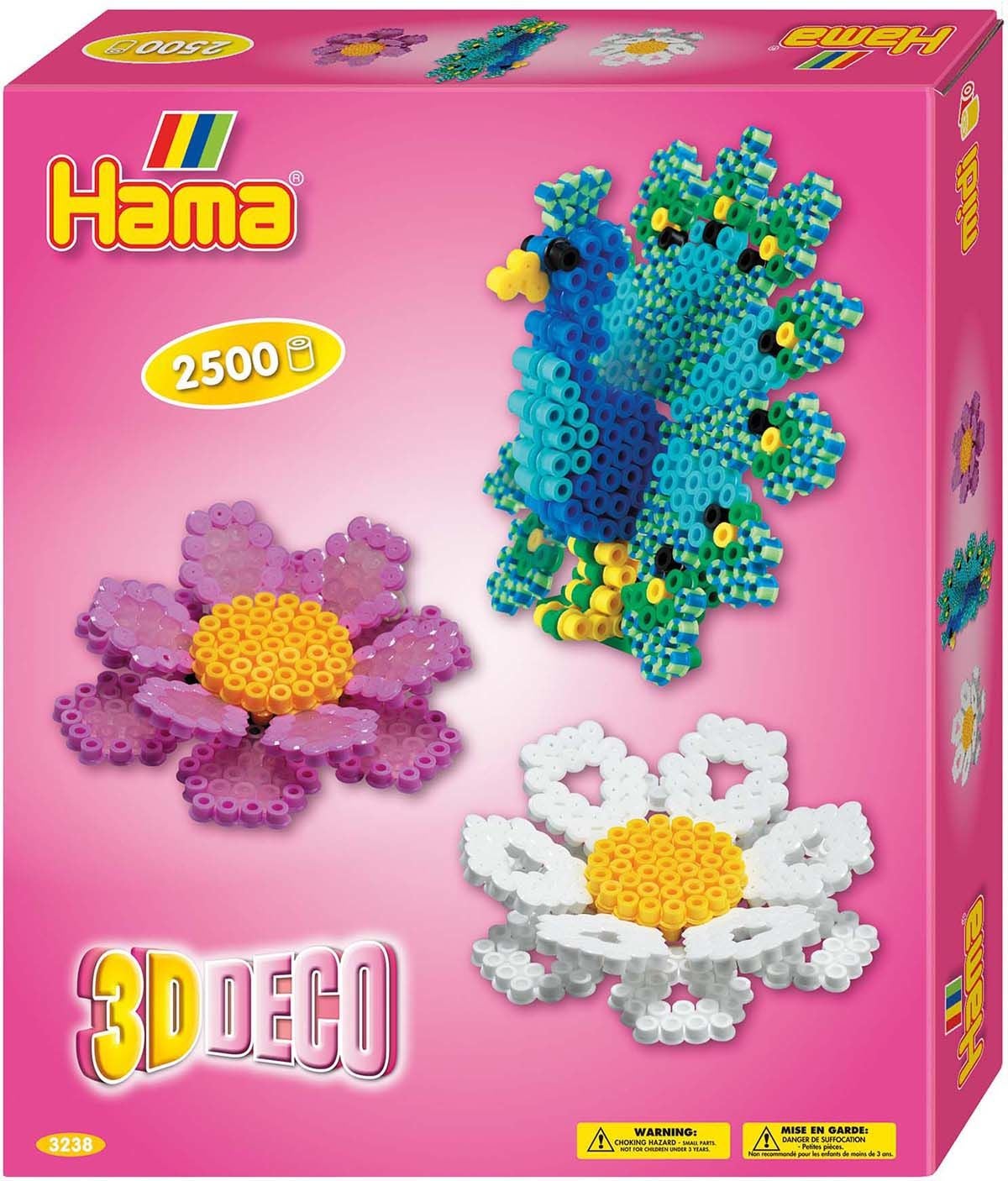 Hama Midi Perler Gaveeske 3D Deco 2500 stk