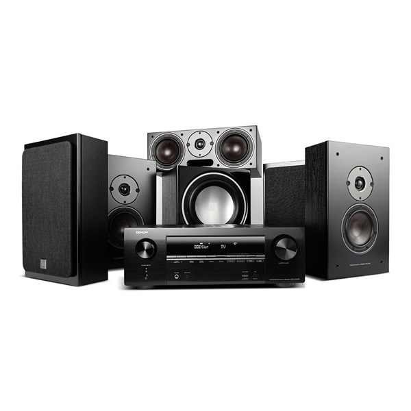 Denon AVR-X2700H + DALI OBERON ONWALL + OBERON VOKAL + SUB E-9 F – 5.1 Hjemmekinoanlegg