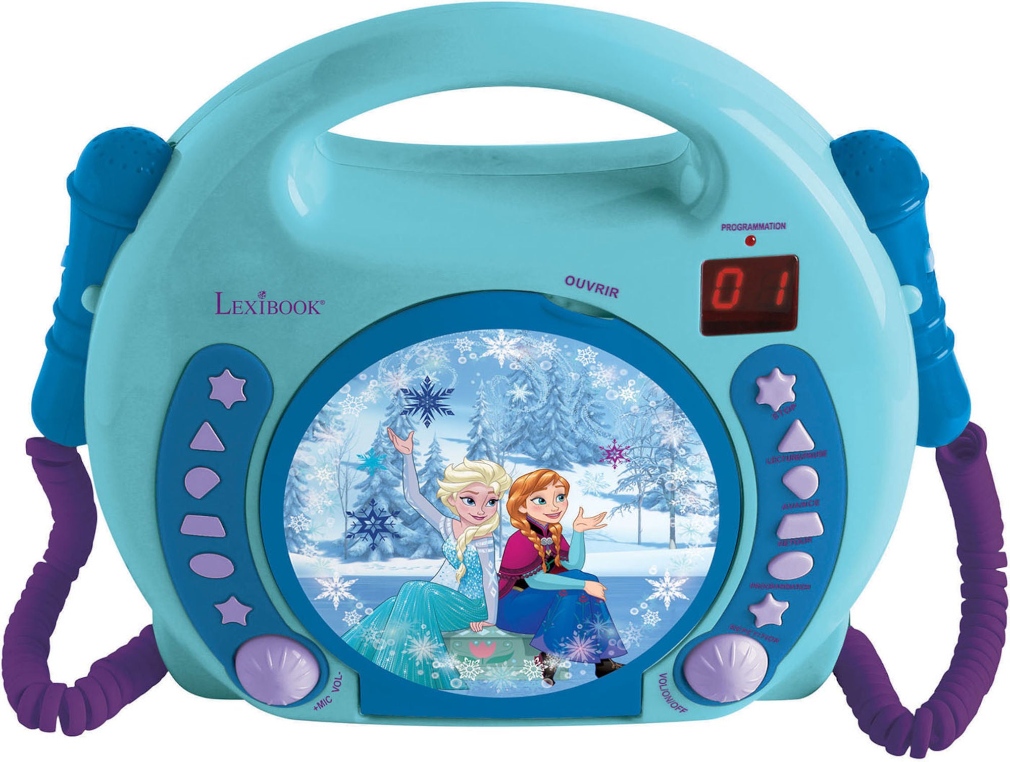 Disney Frozen CD-spiller med Mikrofon