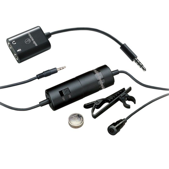 Audio Technica ATR3350iS Myggmikrofon med mobiladapter