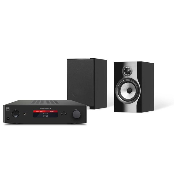 NAD C368 + B&W 706 S2 Musikkanlegg med Bluetooth