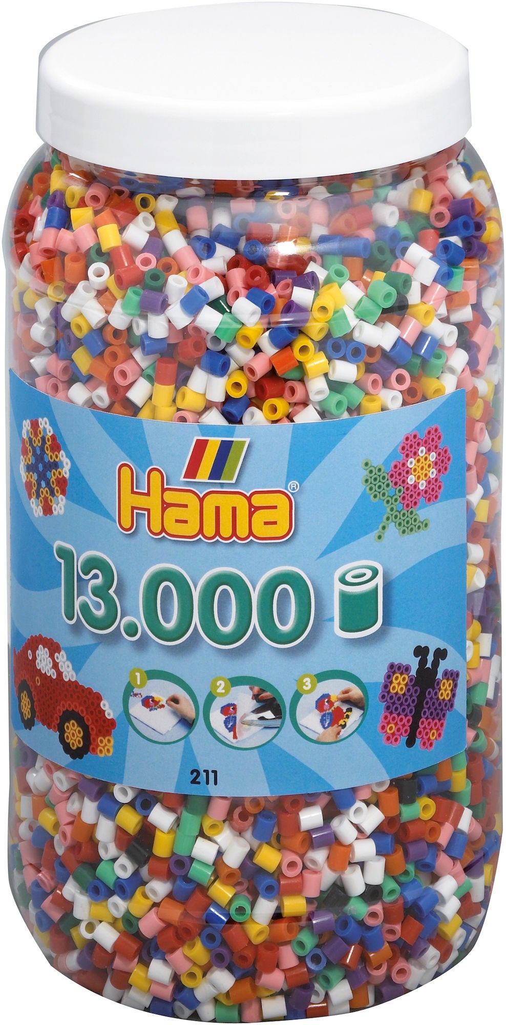 Hama Midi Perler 13000 stk