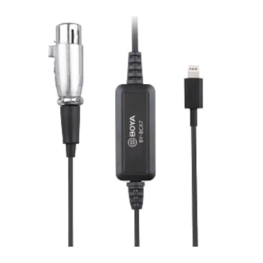 Boya BY-BCA7 Mikrofonadapter XLR til Lightning