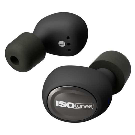 Isotunes Free Hørselvern med Bluetooth Svart