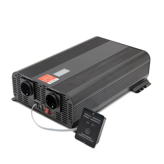 Luxorparts Vekselretter med ren sinuskurve 2000 W
